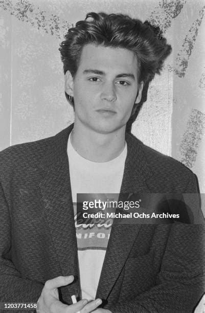 706 Johnny Depp Young Stock Photos & High